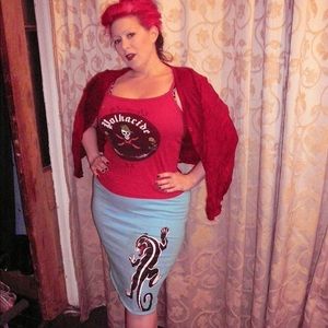 MODE MERR PANTHER PENCIL SKIRT SIZE LARGE